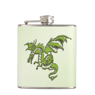 Grüner Flugdrache  Flachmann