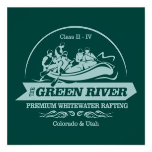 Grüner Fluss (Rafting2) Poster