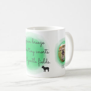 Grüner Französische Bulldogge Benutzerdefinierte F Kaffeetasse