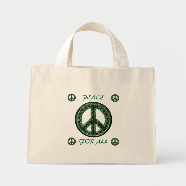grüner Frieden für alle Taschen (Vorne)