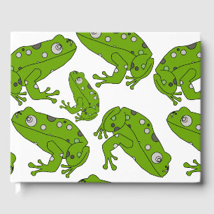 Grüner Frosch Gästebuch