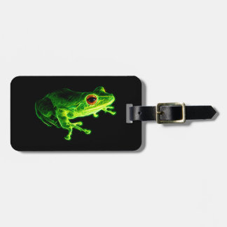 Grüner Frosch Gepäckanhänger