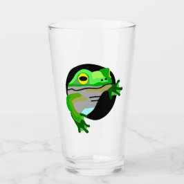 Grüner Frosch Glas