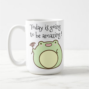 Grüner Frosch Kaffeetasse