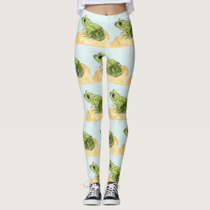 Grüner Frosch Leggings