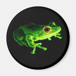 Grüner Frosch Magnet
