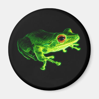 Grüner Frosch Magnet