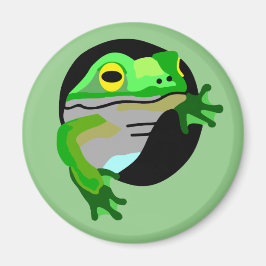 Grüner Frosch Magnet