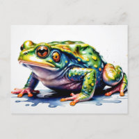 Grüner Frosch, Niedliche Farbtote
