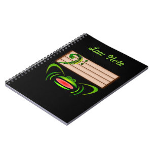 Grüner Frosch Notizblock