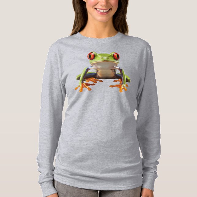 Grüner Frosch T-Shirt (Vorderseite)