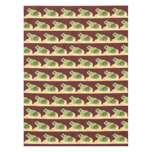 Grüner Frosch Tischdecke