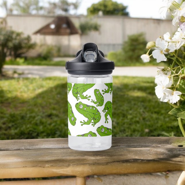 Grüner Frosch Trinkflasche (Water Bottle)