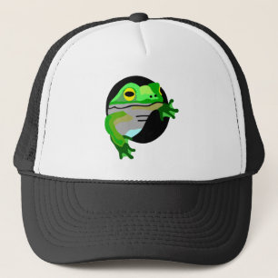 Grüner Frosch Truckerkappe
