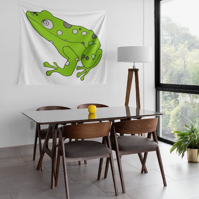 Grüner Frosch Wandteppich (Von Creator hochgeladen)