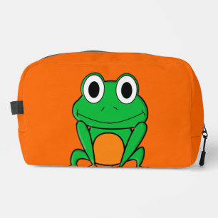Grüner Frosch Waschbeutel