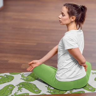 Grüner Frosch Yogamatte