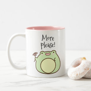Grüner Frosch Zweifarbige Tasse