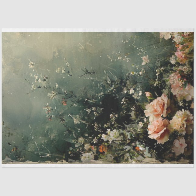 Grüner Frühling Seidenpapier (Vorderseite)