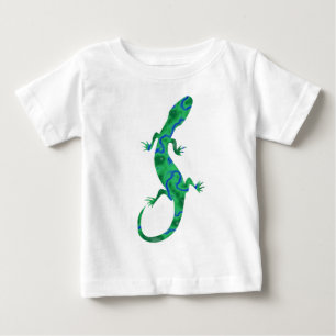 Grüner Gecko Baby T-shirt