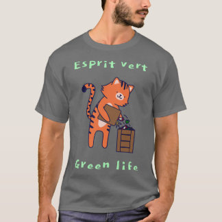 Grüner Geist Grünes Leben T-Shirt