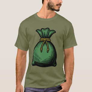 Grüner Geldbeutel T-Shirt