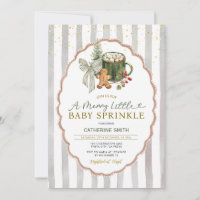 Grüner geschlechtsneutraler Lebkuchen-Baby-Streuse