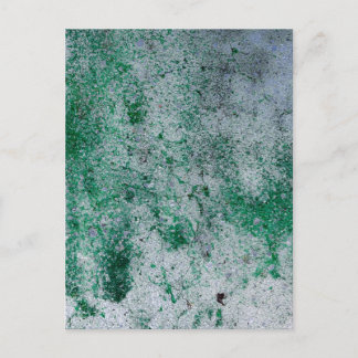 Grüner gesprenkelter Stein Abstrakt, Charleston Postkarte