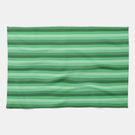 Grüner gestreifter Küchenhandtuch Geschirrtuch