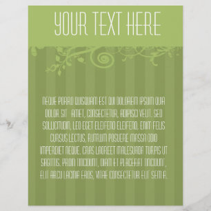 Grüner gestreifter, wirbeliger Flyer