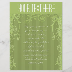 Grüner gestreifter, wirbeliger Flyer