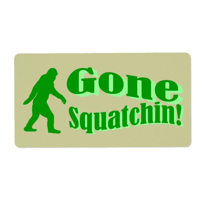 Grüner gezogener Squatchin-Slogan (Vorne)