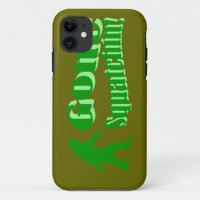 Grüner gezogener Squatchin-Slogan