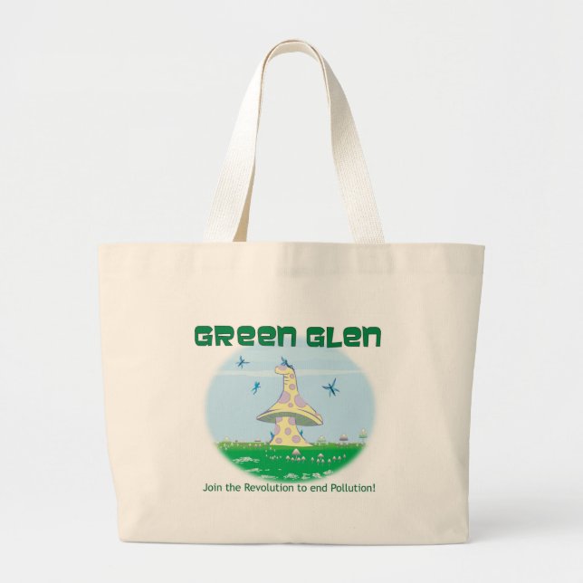 Grüner Glen Faire Bio Tasche (Vorne)