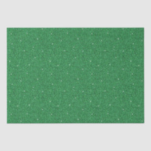 Grüner Glitzer Seidenpapier