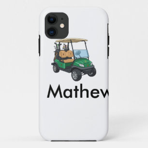 Grüner Golfwagen Name Mann Sport Junge Geschenke B Case-Mate iPhone Hülle