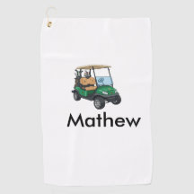 Grüner Golfwagen Name Mann Sport Junge Geschenke B