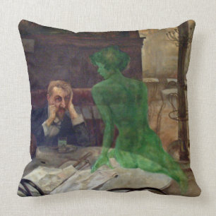 Grüner Göttin-eifriger Anhänger 1901 Kissen