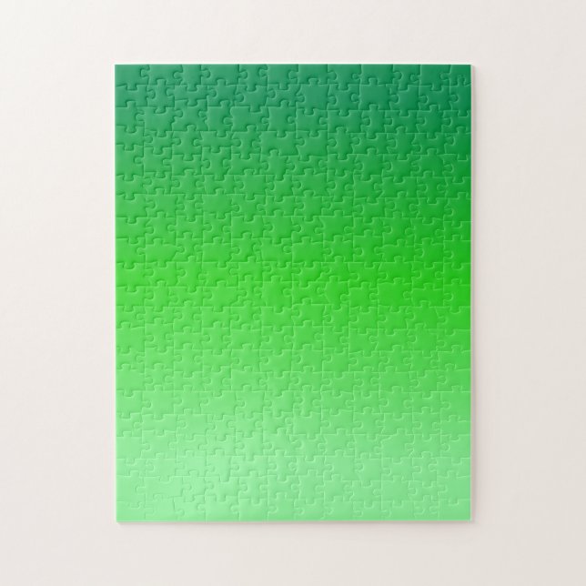 Grüner Gradient Puzzle (Vertikal)