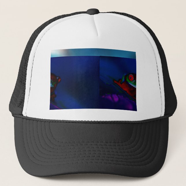 Grüner Grog Truckerkappe (Vorderseite)