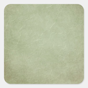 Grüner Grunge Quadratischer Aufkleber