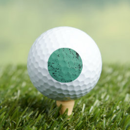 Grüner Grunge-Stil Golfball