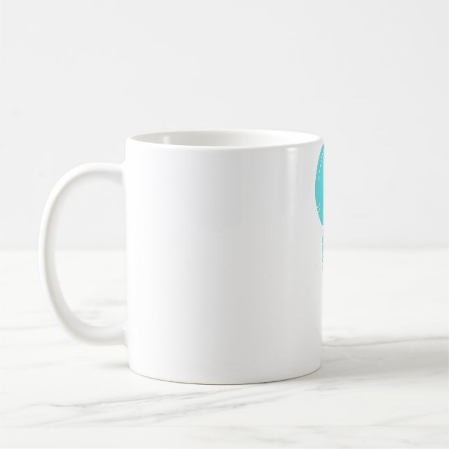 Grüner Habichtvogel und Mond Kaffeetasse (Links)