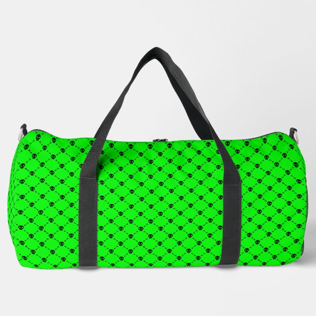 grüner Halbkugel Duffle Bag (Vorderseite)