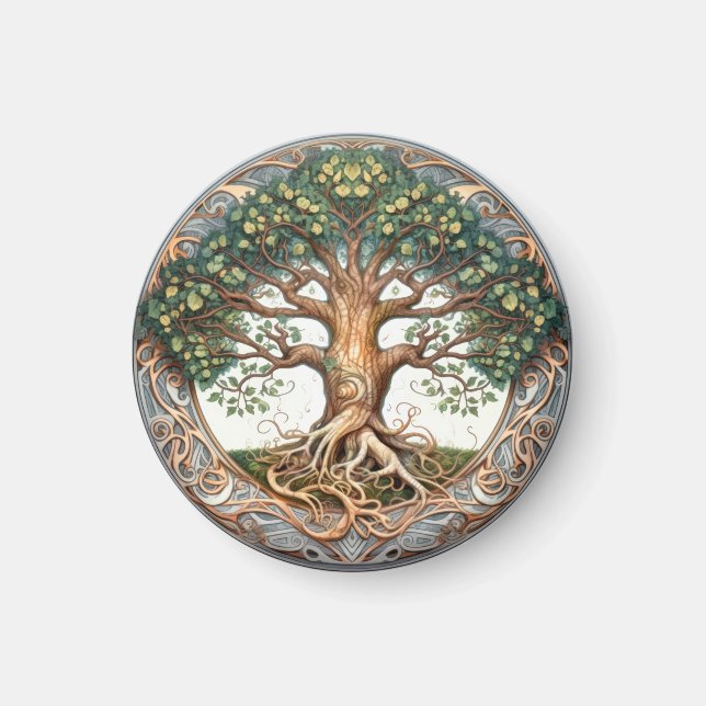 Grüner Heidenbaum im Magnet des Lebens (Vorne)