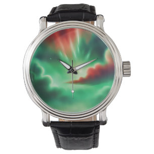 grüner Himmel Armbanduhr