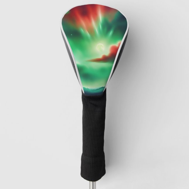 grüner Himmel Golf Headcover (Vorderseite)