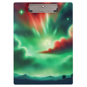 grüner Himmel Klemmbrett