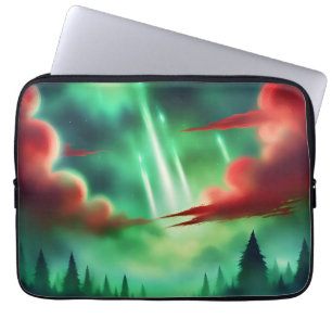 grüner Himmel Laptopschutzhülle