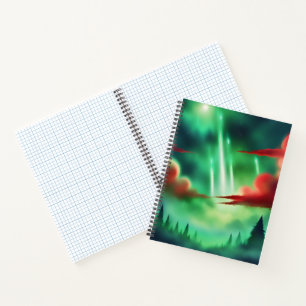 grüner Himmel Notizbuch